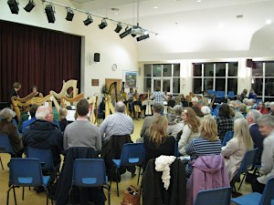 Hundreds of Harp Players Gather